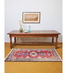Grande table de monastère en noyer Romy N°644- Produit chiné Debongout