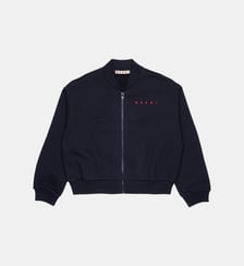 Sweat-shirt zippé avec logo Marni