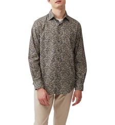 Chemise imprimée slim en coton manches longues Pakington Rodd & Gunn