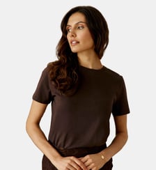T-shirt manches courtes col rond uni TAMALA La Petite Etoile