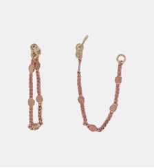 Boucles d'oreilles États d'Âme en Plaqué Or La Garçonne Diamant