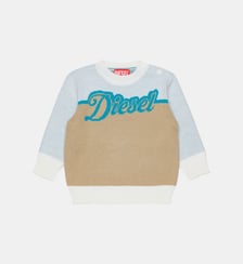 Pull ras du cou avec logo Diesel Kids