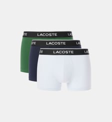 Lot de 3 boxers courts coton stretch Lacoste