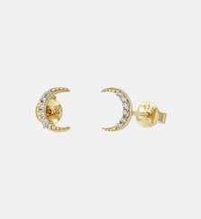 Paire de boucles d'oreilles doré  axel Caroline Najman