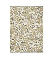 Drap plat imprimé en satin de coton bio, BLOSSOM Alexandre Turpault