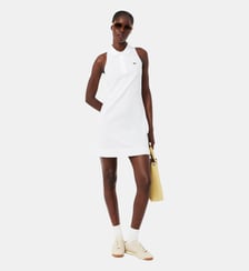 Robe polo sans manches en Piqué Lacoste
