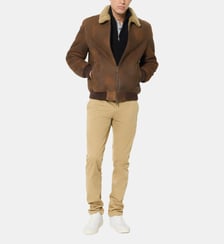 Veste en cuir PILOT SHEEP Chevignon