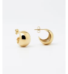 Boucles d'oreilles Cecilia  en Acier doré Zag Bijoux