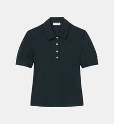 Polo jersey fluide manches ballon slim fit Lacoste