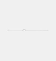 Bracelet souple mono-motif Chance | Le scarabée en Argent avec diamant blanc La Garçonne Diamant