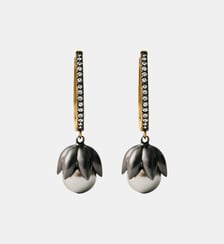 Boucles d’oreilles bicolores dorées Aristocrazy