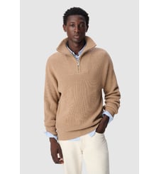 Pull col camionneur tricot côtelé Ikks