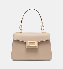 Sac porté main M en cuir signature Lancel