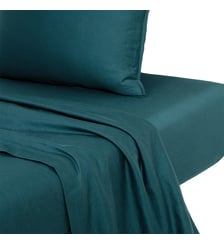 Drap plat en satin de coton lavé Desforges