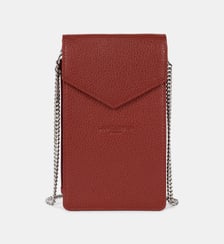 Sac pochette pour smartphone cuir grainé Lancaster