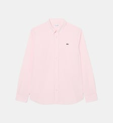 Chemise à carreaux popeline légère regular fit Lacoste