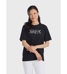 t-shirt B. Style en jersey de coton sérigraphié "agnès b." noir Agnès b.