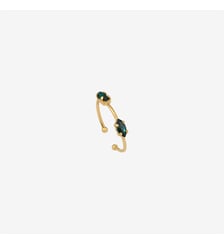Bague double divine emerald Caroline Najman