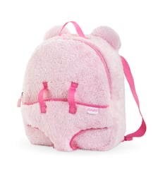 Sac à Dos Porte-Poupon Peluche Rose pour poupon 30 cm Corolle