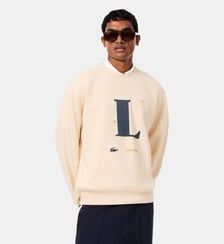Sweatshirt molleton imprimé graphique Lacoste