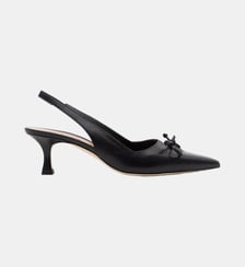 Foster - Slingback En Cuir Nappa Noir Parallèle