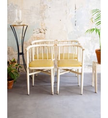 Lot de 4 chaises courbées Claude N°1251- Produit chiné Debongout