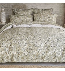 Housse de couette imprimée en satin de coton bio, BLOSSOM Alexandre Turpault