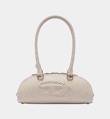 1DR Dome-Sac bowling allongé en cuir effet serpent Diesel