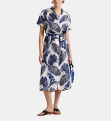 Robe chemise longue en soie Papagaio Vilebrequin