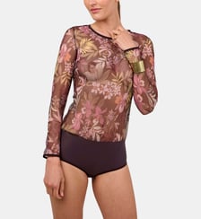Body motif floral manches longues Nufit Garden Maison Lejaby