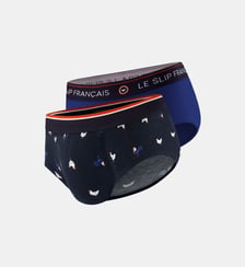 Lot de 2 slips en coton Le Slip Francais