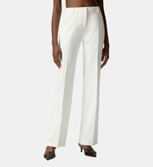 Pantalon en toile à pli marqué Pinko