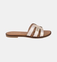 Mules plates en cuir HAMIGOS Les Tropeziennes par M. Belarbi