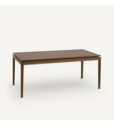 Table à allonges plaqué noyer AM.PM
