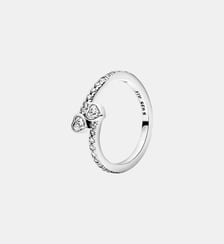 Bague Deux Cœurs Scintillants Pandora