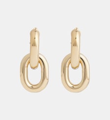 Boucles d'oreilles XL Link double gold Rabanne