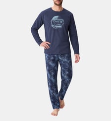 Pyjama en jersey de coton épais - Dans la lune Arthur