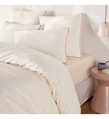 Housse de couette en coton, effet gaufré La Redoute Interieurs