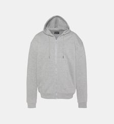 Sweatshirt zippé à capuche custom thunder Schott