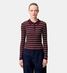 Pull maille rayé multicolore Claudie Pierlot