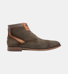Bottines Chukka Chantonnay 95 en croûte de cuir Le Formier