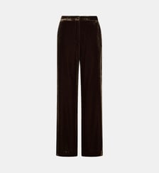 Pantalon oliver en velours lisse Momonì