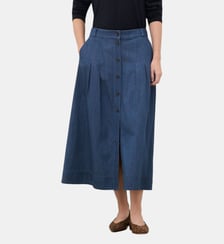 Jupe jolane2 - Motif uni - Viscose ecotang Caroll