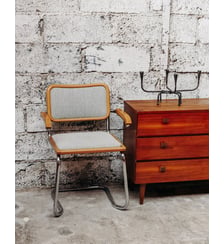 Fauteuil en métal Jakob N°346- Produit chiné Debongout