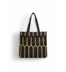 sac Denise en nylon recyclé noir Agnès b.