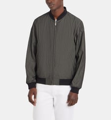 blouson Clément en coton noir Agnès b.