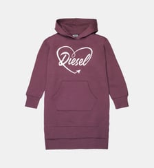 Robe en molleton avec logo Diesel Kids