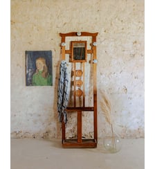 Porte-manteau en bois foncé Max N°311- Produit chiné Debongout