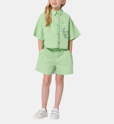 Chemise en popeline Kenzo Kids
