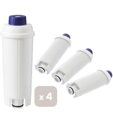 Cartouche filtrante pour expresso broyeur, compatible DeLonghi - Lot de 4 Essentiel B